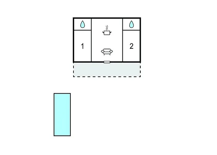 2 Bedroom Cozy Stacaravan In